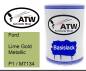 Preview: Ford, Lime Gold Metallic, P1 / M7134: 500ml Lackdose, von ATW Autoteile West.